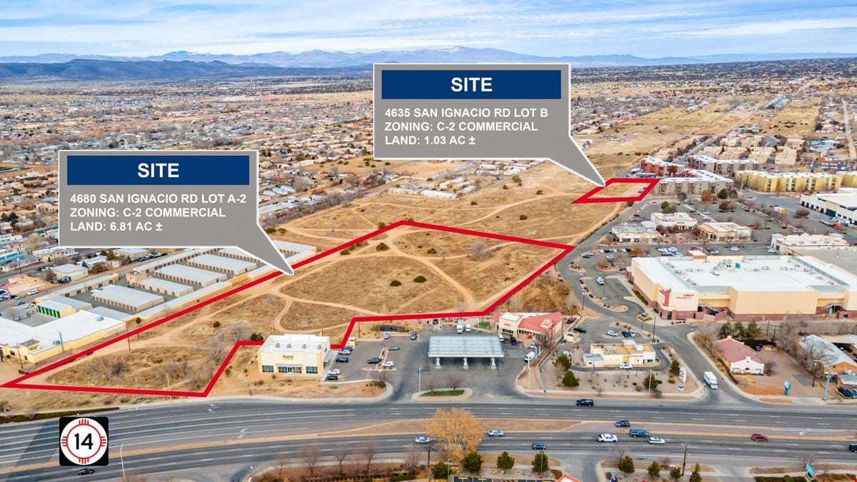 Prime Commercial Land at Cerrillos and Airport