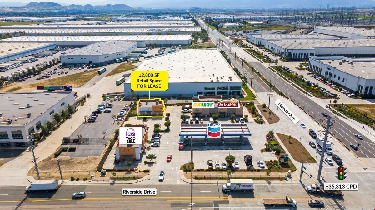 Free standing building available for lease in Eastvale.