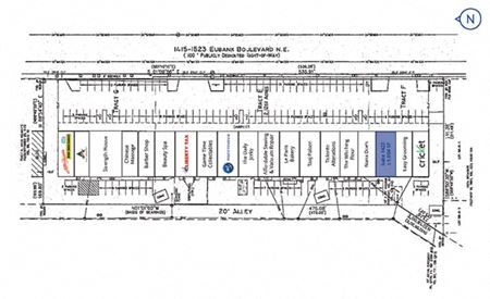 Preview of commercial space at 1415-1523 Eubank Blvd NE