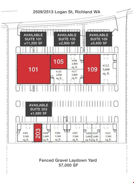 Preview of commercial space at 2509/2513 Logan St