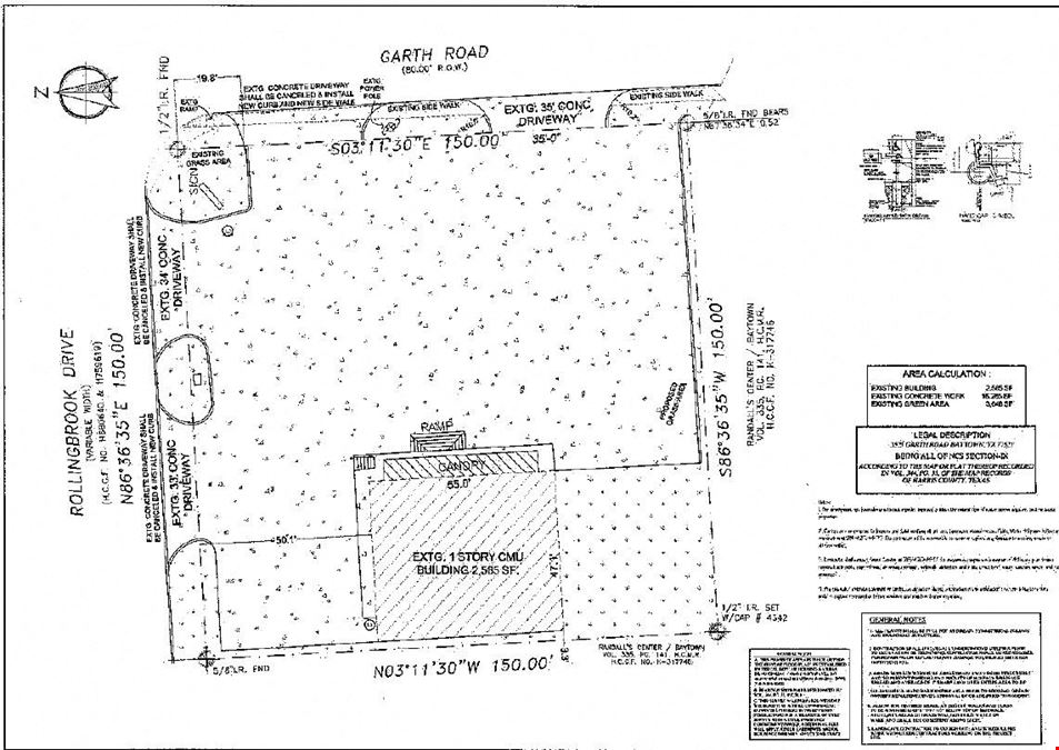 23,044 SF at SWC Garth and Rollingbrook