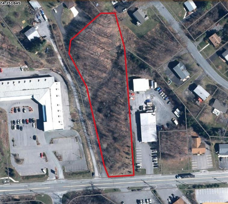 Retail Pad on State Route 211 High Traffic Water and Sewer