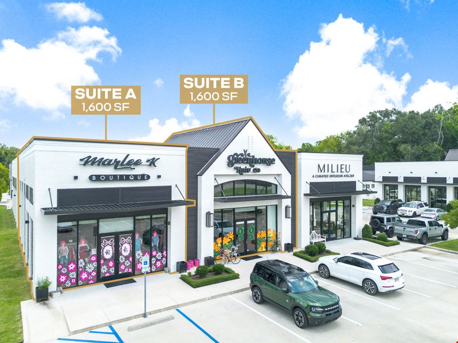 Perkins 8: Class A Office and Retail Suites near Pecue Lane