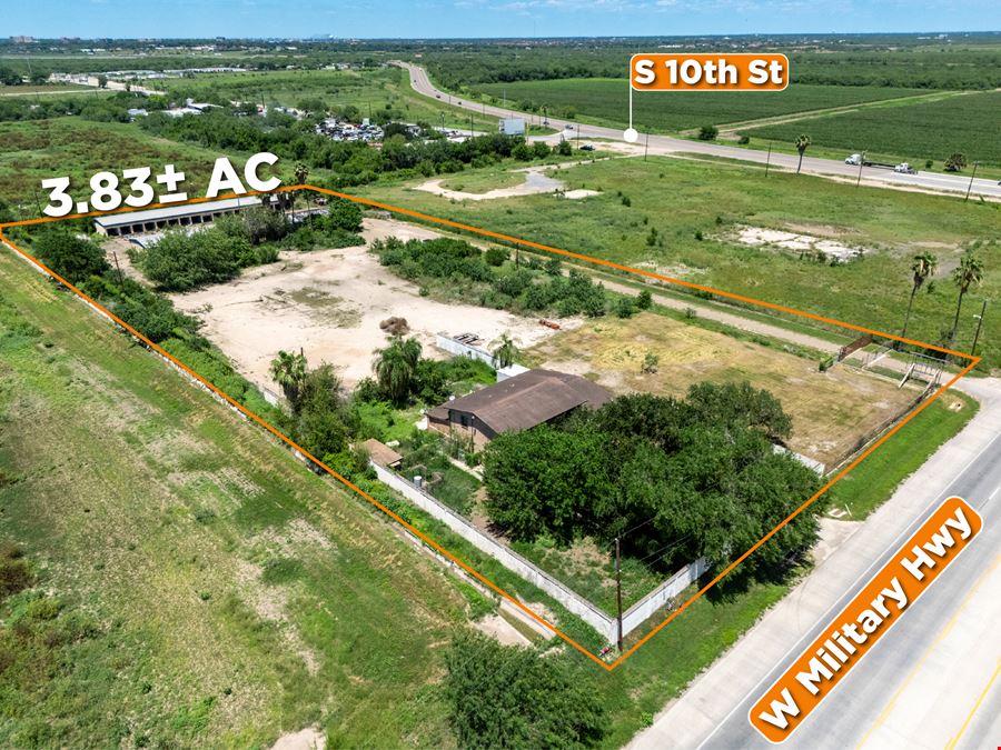 3.83 AC | 1105 West Military Highway | Light Industrial