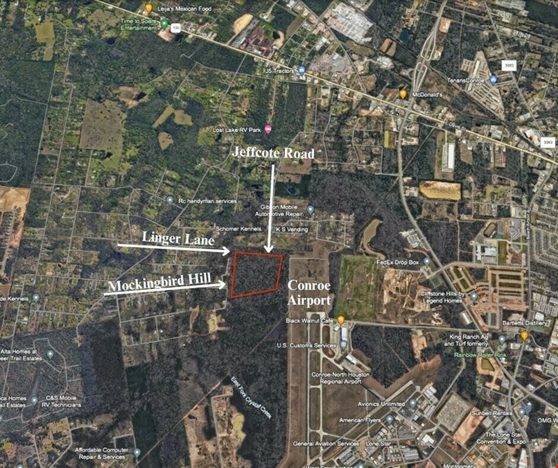 59 Acres Behind Conroe Airport