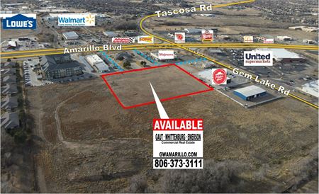 Preview of VacantLand space for Sale at Gem Lake and Amarillo Blvd