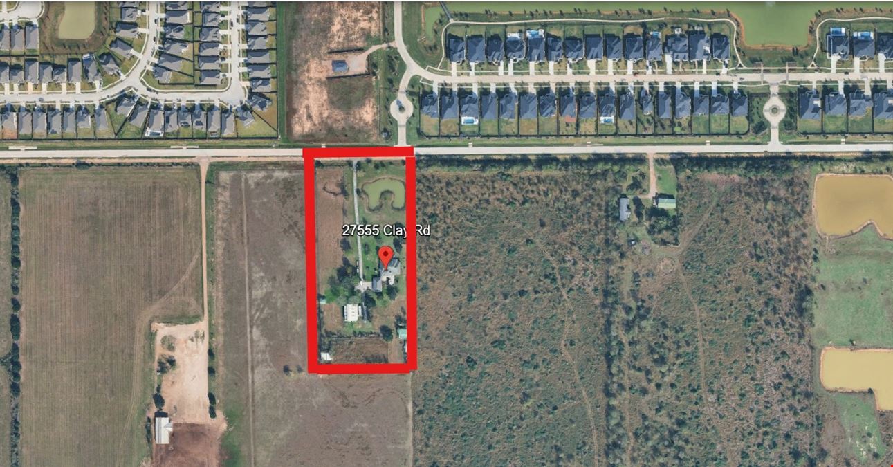 27555 Clay Rd, Katy, TX 77493- 5.909 AC DEVELOPMENT OPPORTUNITY
