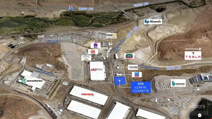 2.84 Acres at the Gateway to TRIC