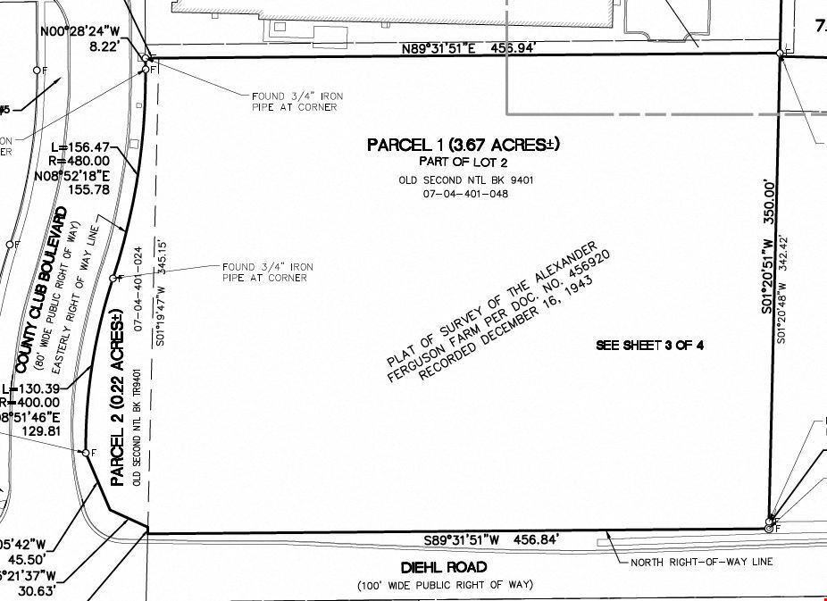 Corner Parcel - 3.89 Acres