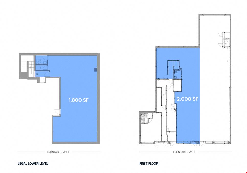 3,700 SF | 170 South 1st Street | Bi-Level Retail Space for Lease - Next Door to Y7 Yoga