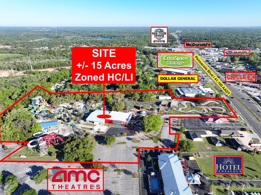 Prime HC/LI-Zoned Amusement Facility with Redevelopment Potential
