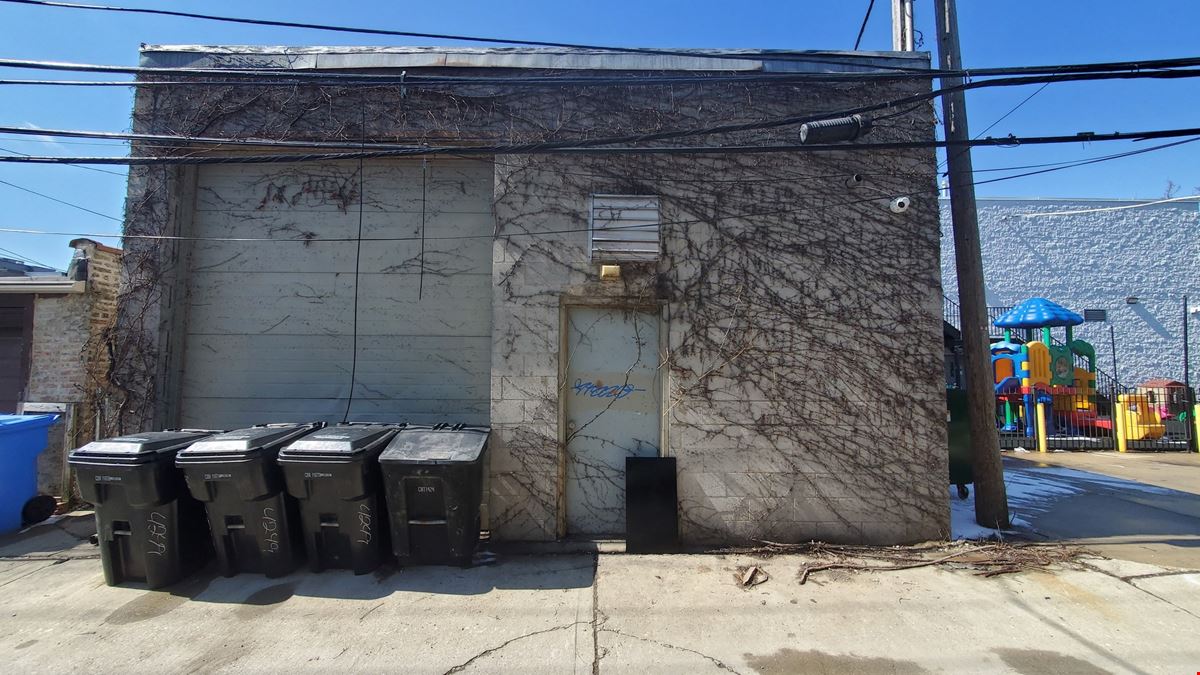 Prime North Center Retail Front + Dual Drive-In Warehouse/Garage