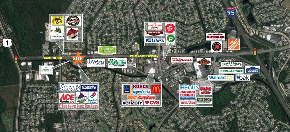 Palm Coast Retail Outparcel - 0.76 Acres - Fast Food Site