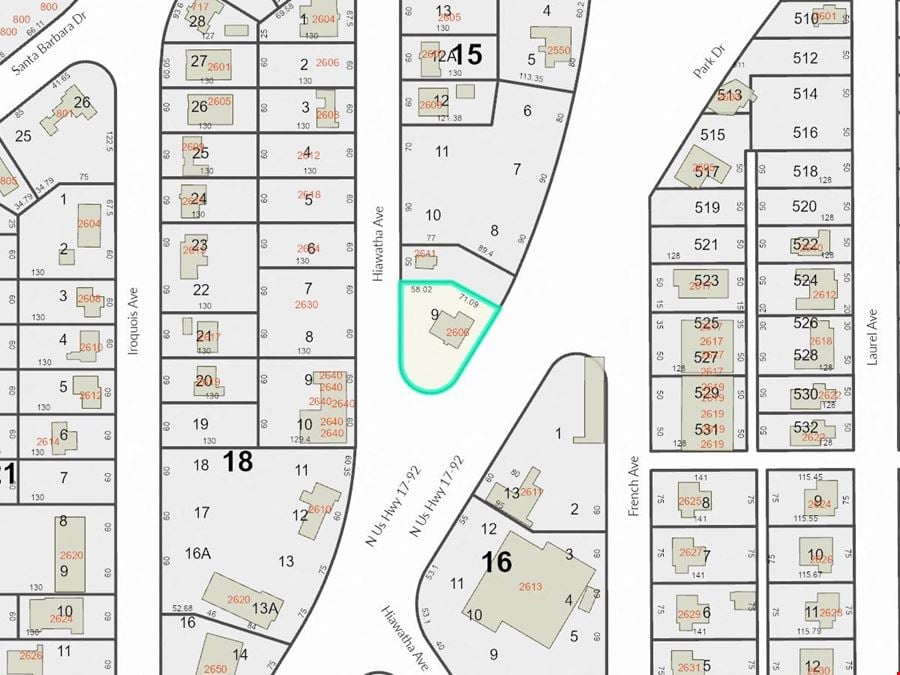 Multiple Parcel Listing 