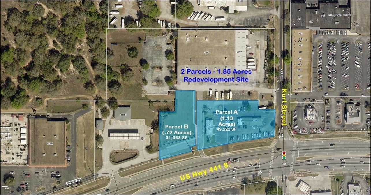 1.85 ACRE COMMERCIAL RE-DEVELOPMENT OPPORTUNITY IN EUSTIS, FL