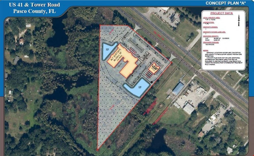 7.96 Acres - US Hwy 41 - Land O Lakes