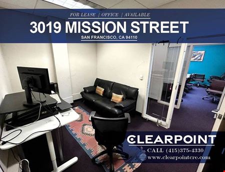 Preview of Office space for Rent at 3019 Mission St