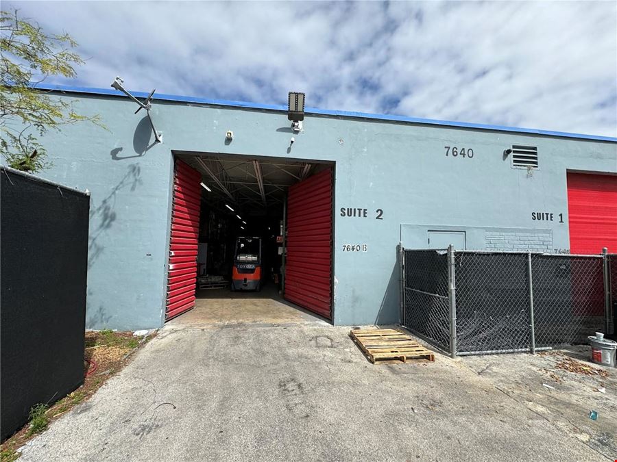 1.72 Acre Total Lot with Existing +/- 26,304 SF Multi-Tenant Warehouse