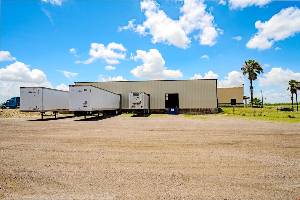 9.17-Acre Fenced Industrial Outdoor Storage (IOS) Yard | Warehouse + Office | 8612 N. Seminary Rd, Edinburg TX