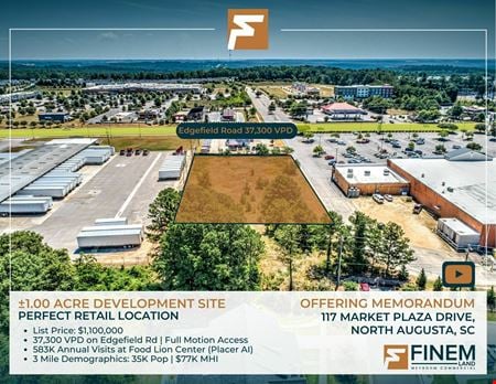 Preview of VacantLand space for Sale at 117 Market Plaza Drive