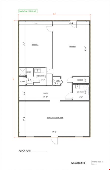 1,345 SF Freestanding Office Building with Fenced Yard & Outdoor Storage