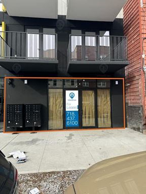 500 SF | 139 Frost Street | Vanilla Box Retail Space for Lease