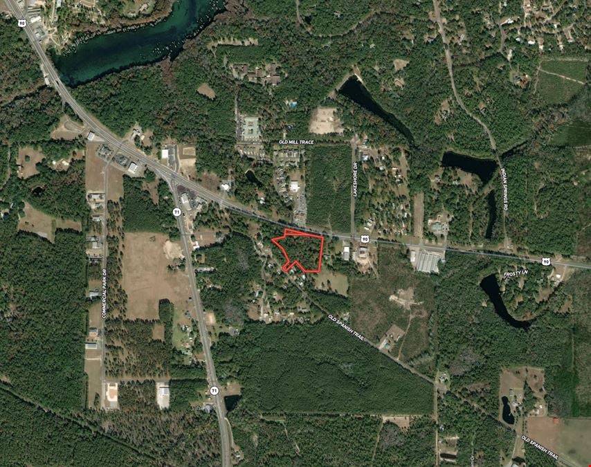 Commercial Land for Sale - 6.63 Acres on High-Traffic Hwy 90 in Marianna, FL