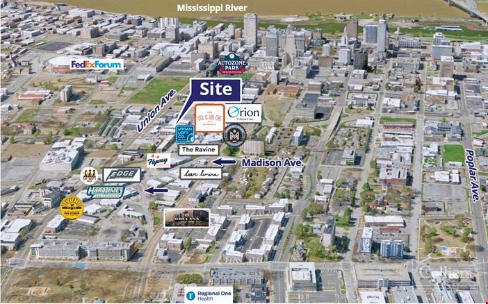 6,943± SF Office Space in The Edge District in Downtown Memphis