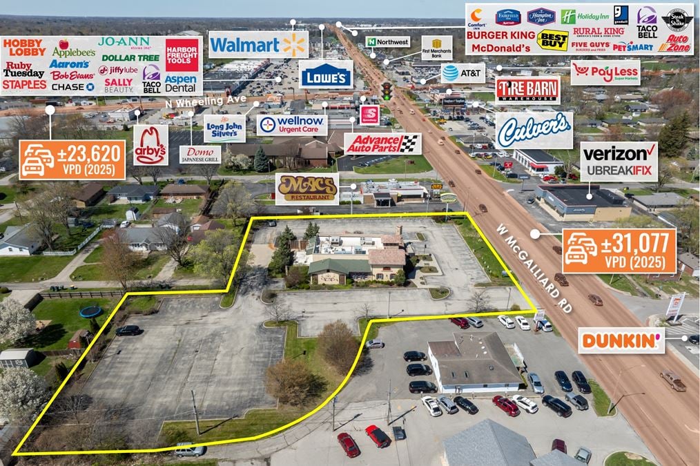 REIT Sale | Former Johnny Carino’s Restaurant | 31K VPD | 1.6 Acres