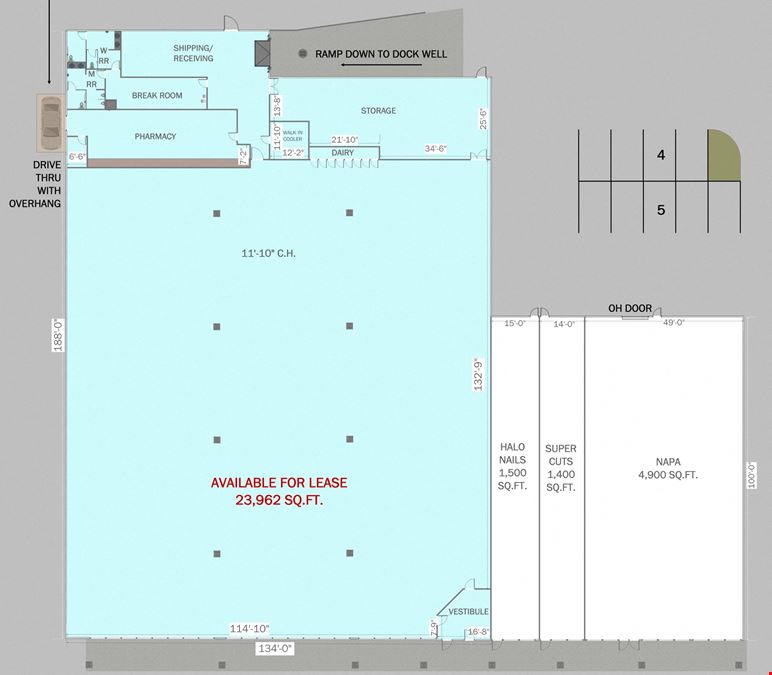 23,962 SQ.FT. RETAIL SPACE FOR LEASE