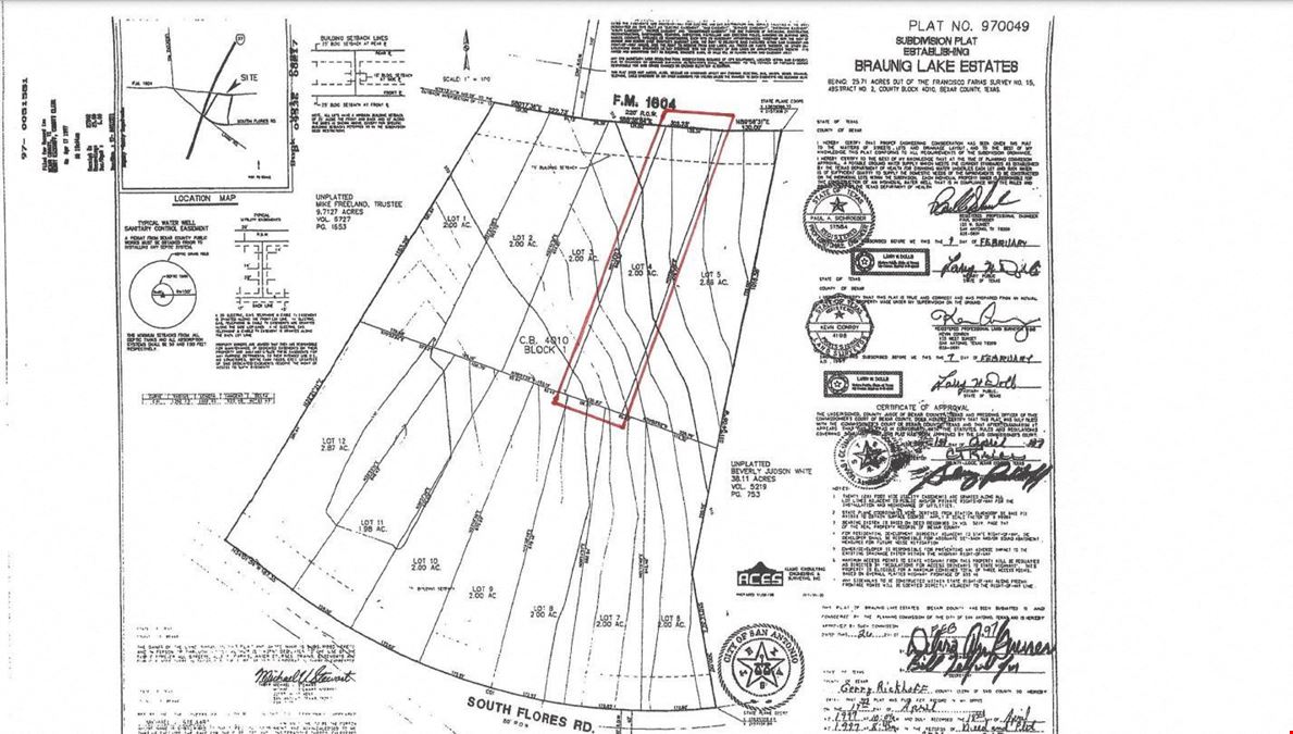 Commercial Land in Elmendorf Texas