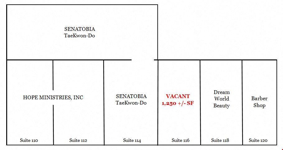 110-120 N Robinson Street, Senatobia, MS