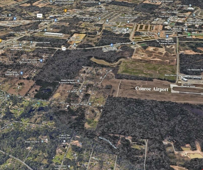 59 Acres Behind Conroe Airport