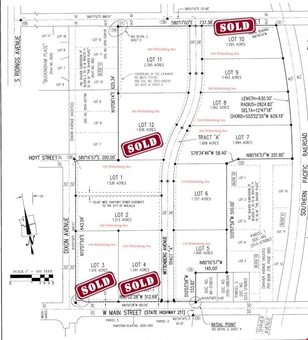 Industrial Lots in Wide Range of Sizes