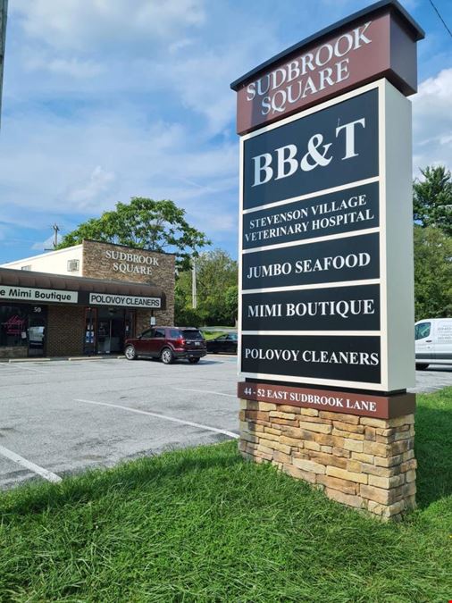 Sudbrook Square Shopping Center Bank Branch
