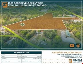 15.63 Acre Development Site | 17,700 VPD | Aiken County