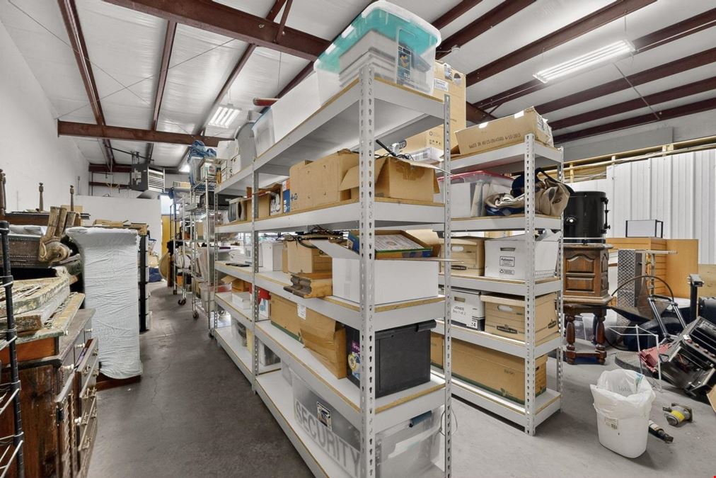 RARE WAREHOUSE WITH GATED & PAVED YARD