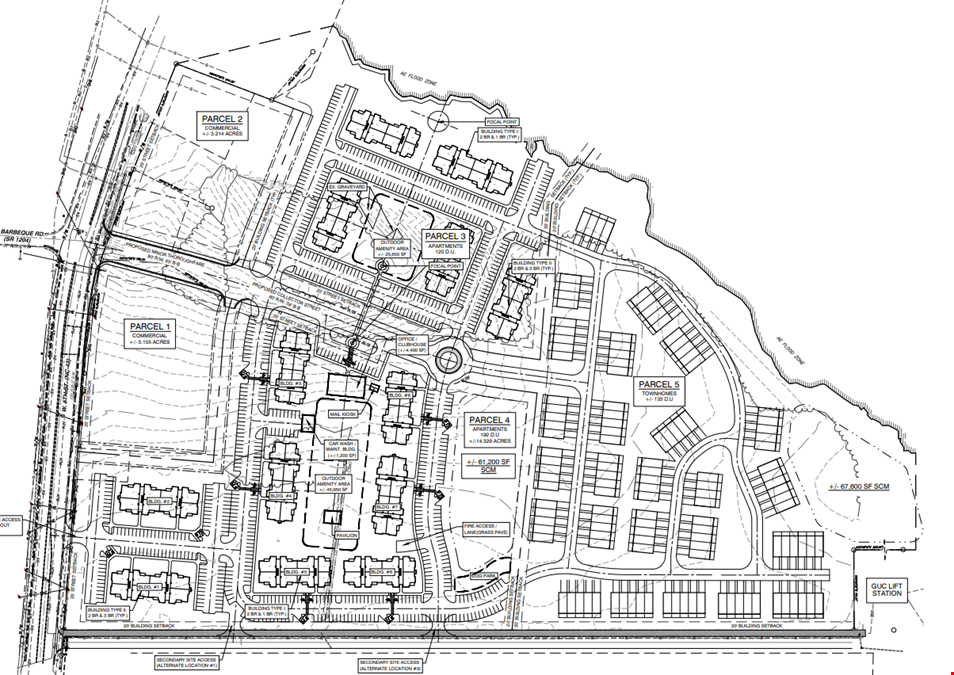 Commercial Pads at The Paragon of Greenville