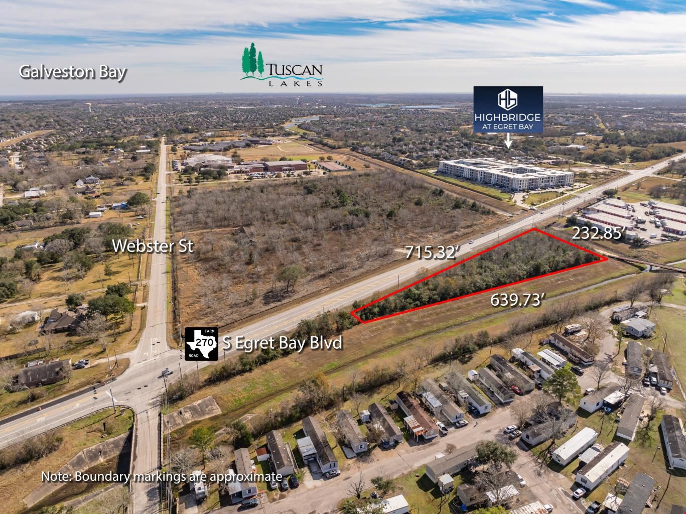 1.93 AC @ Egret Bay Boulevard & Webster Street, League City, Texas 77573