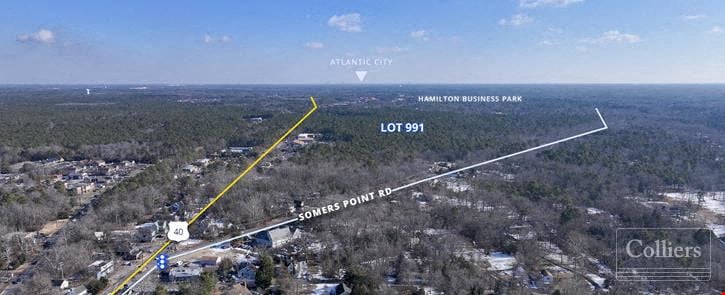 Industrial Land for Sale in Mays Landing, NJ – ±98 AC for Up to 1.35M SF Development