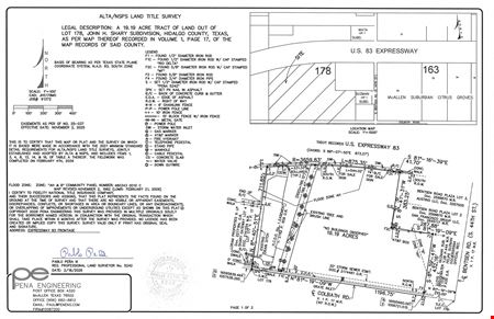 Preview of VacantLand space for Sale at Expressway 83 W. Frontage Road & Colbath Ave.-14.73 AC