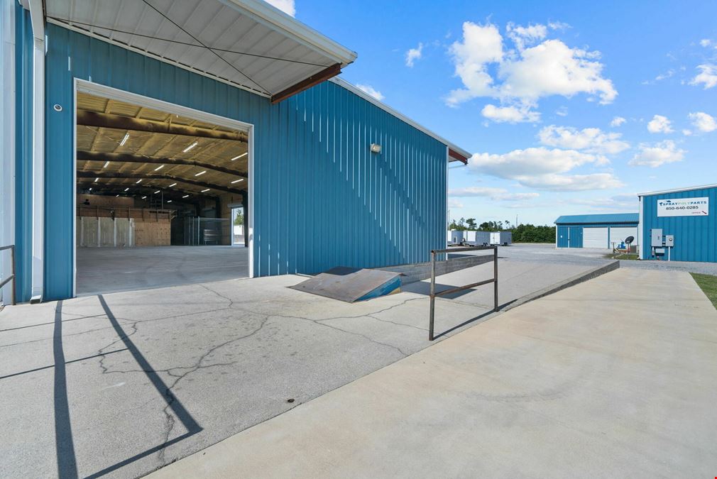 9,600 SF Industrial Warehouse with Loading Dock & Office - Near Hwy 98 in Springfield (Panama City), Florida