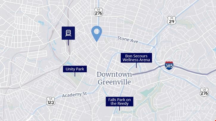 ±3,256-SF Move-In-Ready Restaurant on the Edge of Downtown Greenville