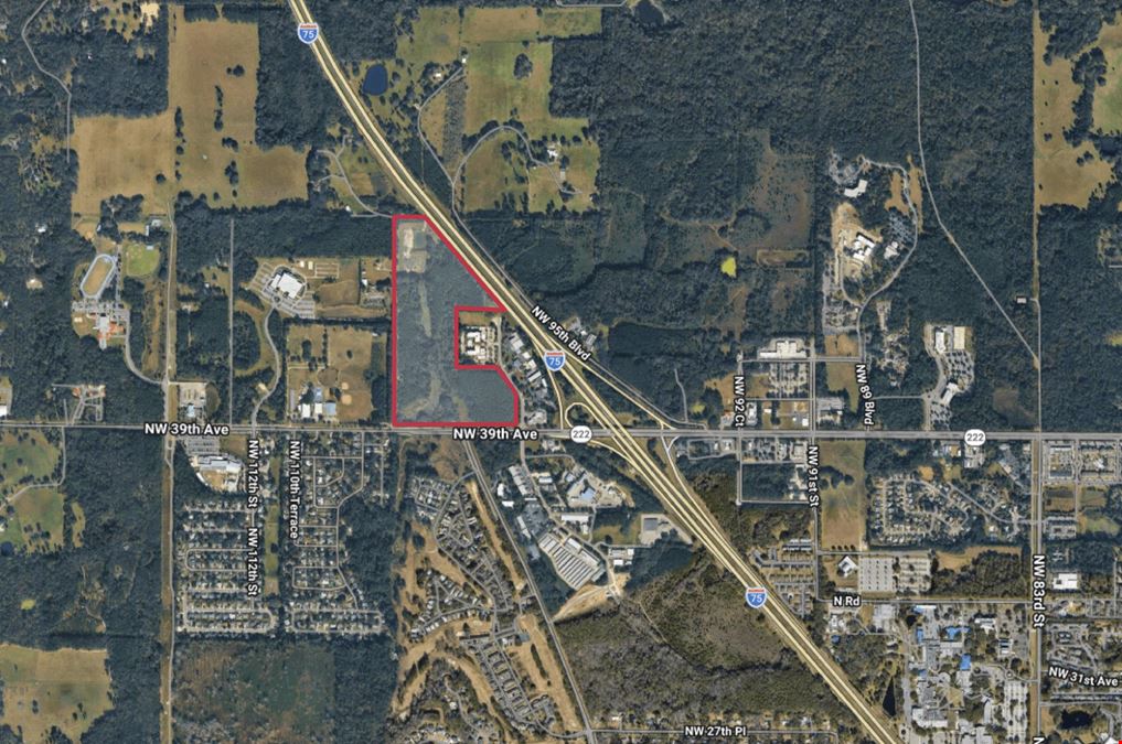 51± Acres - NW Quad of I-75 and NW 39th Avenue