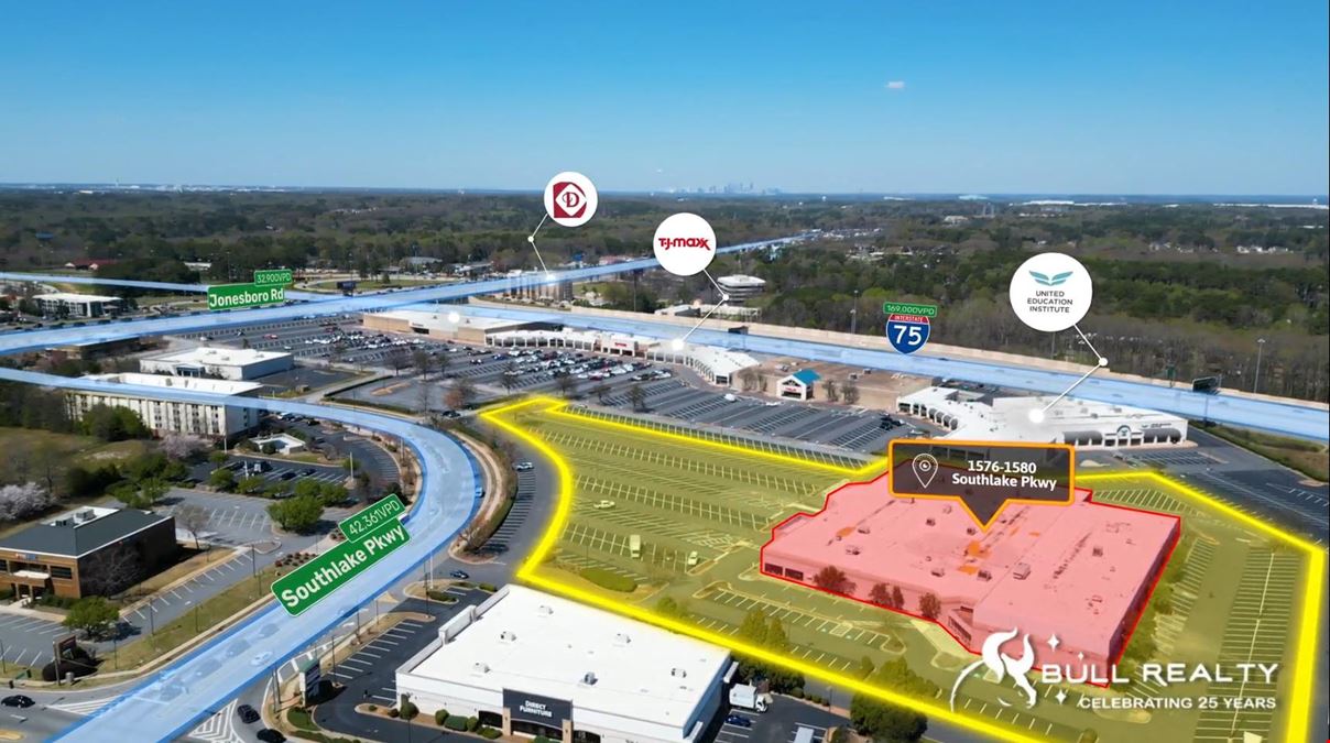 Atlanta MSA Prime Retail Space For Lease | ±10,000 SF - ±44,598 SF