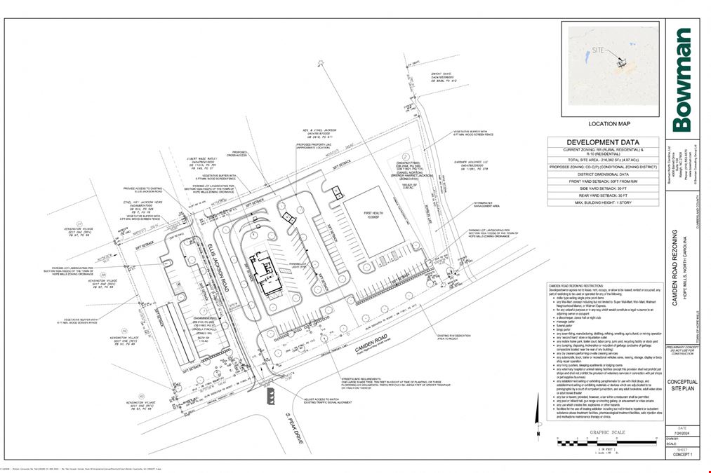 Ground Lease or BTS Corner Opportunity with Traffic Light Access