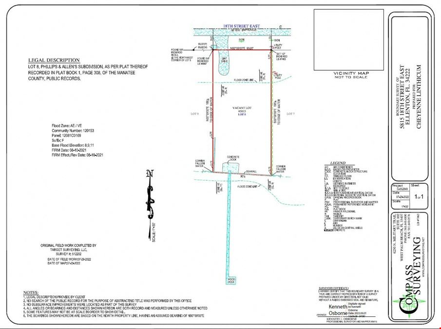 Rare Waterfront Development Site at I-75 / 301 Exit!