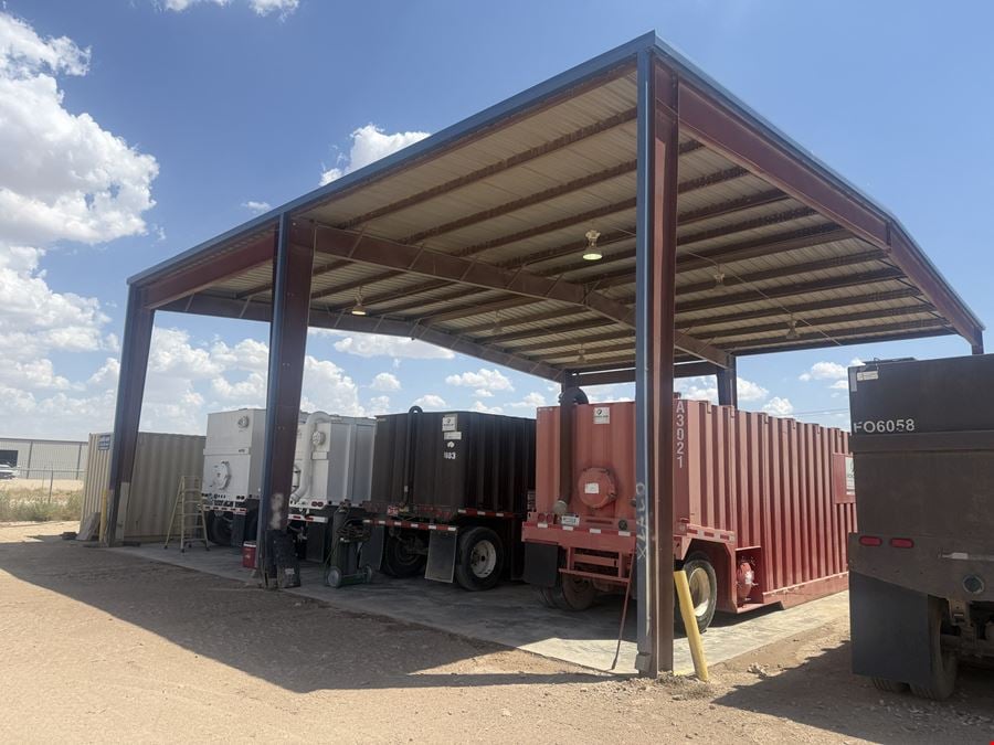 5 Acre Yard with Office & Shop