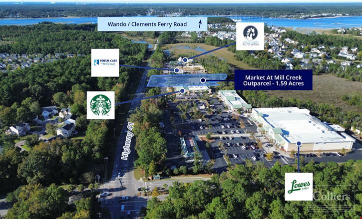 ±1.59-Acre Outparcel in Lowe’s-Anchored Shopping Center | Mount Pleasant, SC