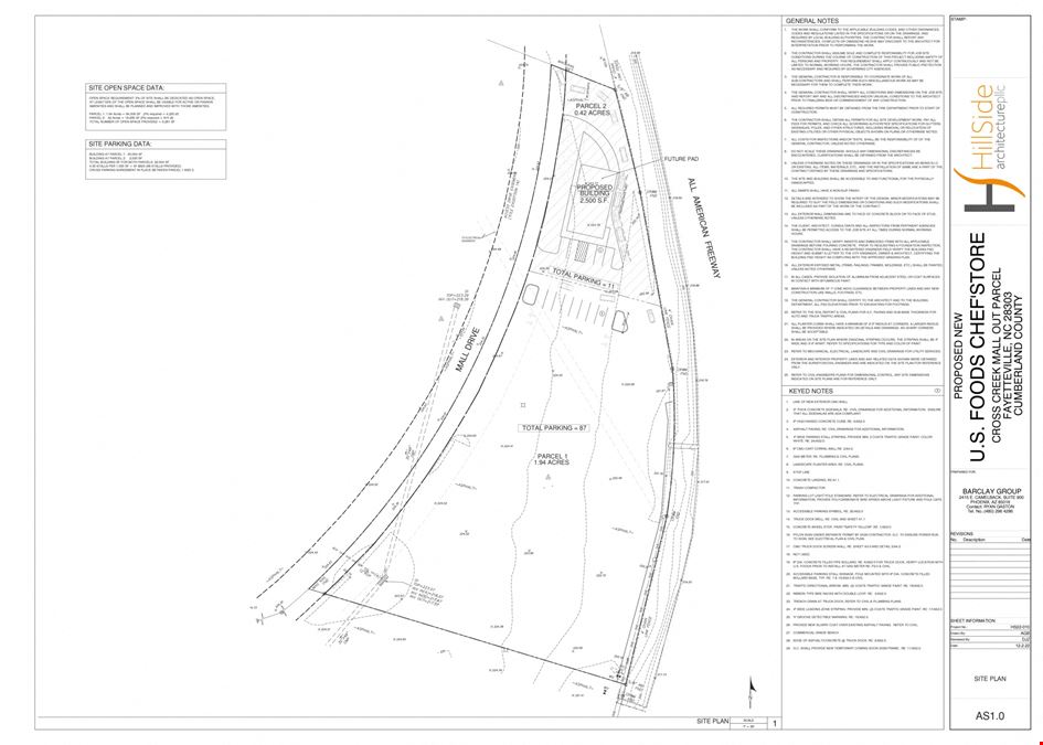 0.42 AC Build-Ready Parcel at Fayetteville’s Cross Creek Mall